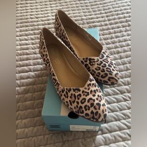Toms Leopard Print Flats